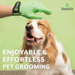 Load image into Gallery viewer, Pet Grooming Gloves - Patented #1 Ranked, Award Winning Shedding, Bathing, & Hair Remover Gloves - Gentle Brush for Cats, Dogs, and Horses (Grey, Large)