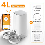 Load image into Gallery viewer, Automatic Cat Feeder Pet Smart Cat Food Kibble Dispenser Remote Control Wifi Button Auto Feeder for Cats Dog Accessories