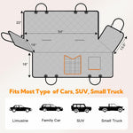Load image into Gallery viewer, Dog Car Seat Cover for Back Seat,Waterproof Hammock with Mesh Window, Anti-Scratch Nonslip Car Seat Protector for Dogs, 600D Heavy Duty Dog Seat Cover for Cars Trucks and Suvs