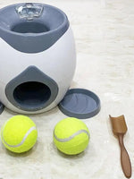 Load image into Gallery viewer, Dog Pet Toys 2 in 1 Tennislauncher Automatic Throwing Machine Pet Ball Throw Device Interactive Pet Feeder Toy for All Size Dog
