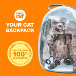Load image into Gallery viewer, Carrier Bag - Premium Transparent Bubble Capsule Pet Carrier for Small, Medium Cats - Airline Approved Cat Bubble Backpack with Removable Mat, Side Pocket and Adjustable Straps