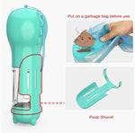 Load image into Gallery viewer, Pet Dog Water Bottle Travel Portable Drinking Water Dispenser with Poo Bags
