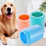 Load image into Gallery viewer, Pet Paw Cleaner Soft Silicone Foot Cleaning Brush Portable Pet Dogs Towel Foot Washer Cleaning Bucket Clean Brush Supplies
