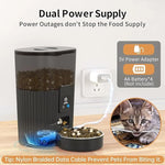 Load image into Gallery viewer, Smart Automatic Pet Feeder, Wifi-Enabled Pet Feeder for Cat and Dog, Compatible with Alexa & Echo, Features 15-Cup Capacity and Timed Dispensing, Remote Feeding up to 10 Meals Daily via App Control