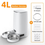 Load image into Gallery viewer, Automatic Cat Feeder Pet Smart Cat Food Kibble Dispenser Remote Control Wifi Button Auto Feeder for Cats Dog Accessories