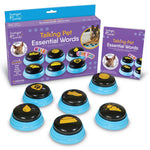 Load image into Gallery viewer, Talking Pet Essential Words 6-Piece Buttons for Dog Communication, Dog Toys