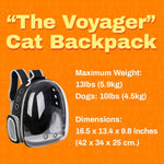 Load image into Gallery viewer, Carrier Bag - Premium Transparent Bubble Capsule Pet Carrier for Small, Medium Cats - Airline Approved Cat Bubble Backpack with Removable Mat, Side Pocket and Adjustable Straps