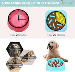 Load image into Gallery viewer, Dog Feeder Slow Eating Pet Bowl Eco-Friendly Non-Toxic Preventing Choking Healthy Design Bowl for Dog Pet Stop Bloat Bowl