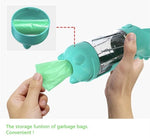 Load image into Gallery viewer, Pet Dog Water Bottle Travel Portable Drinking Water Dispenser with Poo Bags