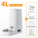 Load image into Gallery viewer, Automatic Cat Feeder Pet Smart Cat Food Kibble Dispenser Remote Control Wifi Button Auto Feeder for Cats Dog Accessories
