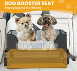 Load image into Gallery viewer, Dog Car Seat for Small Dogs, Elevated Dog Booster Seat Pet Travel Carrier Bed for Car with Adjustable Straps Pet Car Booster Seat for Small Dogs Cats