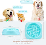 Load image into Gallery viewer, Dog Feeder Slow Eating Pet Bowl Eco-Friendly Non-Toxic Preventing Choking Healthy Design Bowl for Dog Pet Stop Bloat Bowl