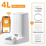 Load image into Gallery viewer, Automatic Cat Feeder Pet Smart Cat Food Kibble Dispenser Remote Control Wifi Button Auto Feeder for Cats Dog Accessories