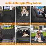 Load image into Gallery viewer, Dog Car Seat Cover for Back Seat,Waterproof Hammock with Mesh Window, Anti-Scratch Nonslip Car Seat Protector for Dogs, 600D Heavy Duty Dog Seat Cover for Cars Trucks and Suvs