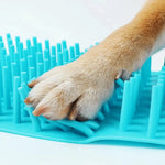 Load image into Gallery viewer, Pet Paw Cleaner Soft Silicone Foot Cleaning Brush Portable Pet Dogs Towel Foot Washer Cleaning Bucket Clean Brush Supplies