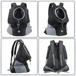 Load image into Gallery viewer, Dog Backpack, Puppy Backpack, Pet Carrier Backpack Small Dog Backpack Carrier Pet Travel Carrier Dog Front Carrier with Breathable Head Out Design and Padded Shoulder for Hiking Outdoor Travel(S)