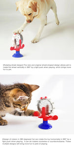 Load image into Gallery viewer, Rotatable Ferris Wheel Interactive Dog Treat Feeder