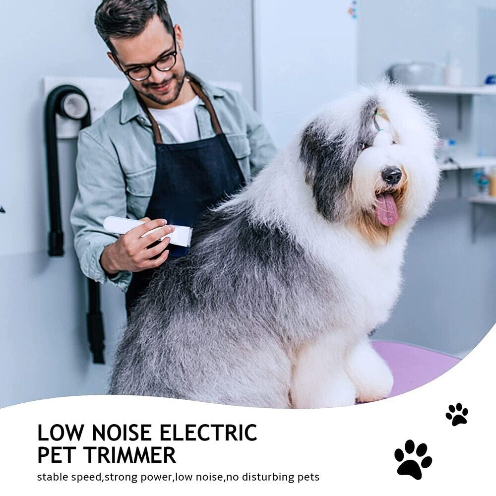 Professional Pet Dog Grooming Clipper Thick Fur Hair Trimmer Electric Shaver Set