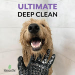 Load image into Gallery viewer, Pet Grooming Gloves - Patented #1 Ranked, Award Winning Shedding, Bathing, &amp; Hair Remover Gloves - Gentle Brush for Cats, Dogs, and Horses (Grey, Large)
