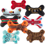 Load image into Gallery viewer, Runway Pup Collection | Unique Squeaky Parody Plush Dog Toys – Prêt-À-Porter Dog Bones, Balls &amp; More
