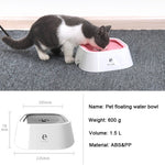 Load image into Gallery viewer, Dog Drinking Water Bowl Floating Non-Wetting Mouth Cat Bowl without Spill Drinking Water Dispenser Plastic Anti-Over Dog Bowl

