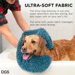 Load image into Gallery viewer, Shammy Dog Towels for Drying Dogs - Heavy Duty Soft Microfiber Bath Towel - Super Absorbent, Quick Drying, &amp; Machine Washable - Must Have Dog &amp; Cat Bathing Supplies | Grey 13X31
