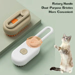 Load image into Gallery viewer, Steamy Dog Brush Electric Spray Cat Hair Brush 3 In1 Dog Steamer Brush for Massage Pet Grooming Removing Tangled and Loose Hair
