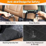 Load image into Gallery viewer, Dog Car Seat Cover for Back Seat,Waterproof Hammock with Mesh Window, Anti-Scratch Nonslip Car Seat Protector for Dogs, 600D Heavy Duty Dog Seat Cover for Cars Trucks and Suvs
