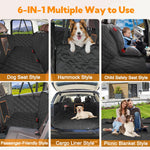 Load image into Gallery viewer, Dog Car Seat Cover for Back Seat,Waterproof Hammock with Mesh Window, Anti-Scratch Nonslip Car Seat Protector for Dogs, 600D Heavy Duty Dog Seat Cover for Cars Trucks and Suvs
